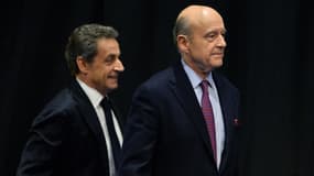 Nicolas Sarkozy et Alain Juppé, le 14 octobre 2015. 