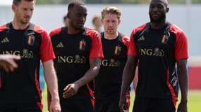 L'équipe belge se tient prêt avant son choc en 8e de finale contre la France