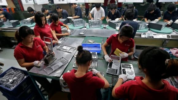 Une usine du géant de l'électronique Foxconn (image d'illustration). 