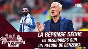 Coupe du monde 2022 : "Question suivante", la réponse sèche de Deschamps sur un éventuel retour de Benzema