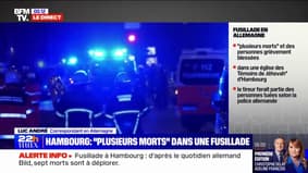 Fusillade à Hambourg: "Les personnes tuées présentaient toutes des blessures par balle", selon un porte-parole de la police