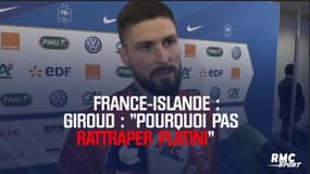 France-Islande - Giroud : "Pourquoi pas rattraper Platini" 