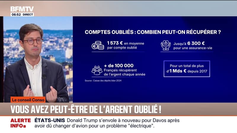 LE CONSEIL CONSO - Il est possible de récupérer l'argent de vos anciens comptes transféré à la Caisse des dépôts