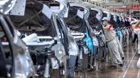 Des ouvriers de l'usine Wey assemblent des véhicules sur la ligne HAVAL lors d'une visite d'usine le 18 mai 2021 Dan Sandoval / Great Wall Motor Co. Ltd.