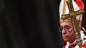 Le pape François à la basilique Saint-Pierre du Vatican le 15 mai 2016