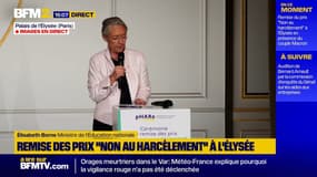 "Sensibiliser, parler, écouter": l'appel d'Elisabeth Borne contre le harcèlement