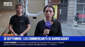 18 septembre: les commerçants se barricadent à la veille des mobilisations