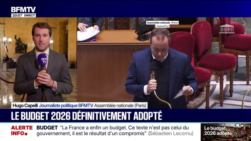 Le budget 2026 est définitivement adopté par l'Assemblée nationale