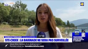 Saint-Croix-du-Verdon: la baignade ne sera pas surveillée