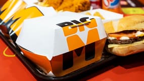 Un burger de l'enseigne "Big M" (photo d'illustration).