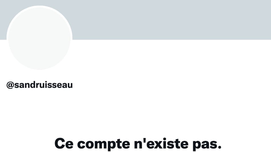 Le compte Twitter @sandruisseau, le 22 juillet 2022 Le compte Twitter @sandruisseau, le 22 juillet 2022