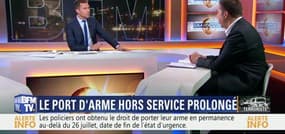 Port d'arme hors service prolongé: "C'est une première mesure qui nous paraissait évidente à mettre en œuvre", Loïc Fanouillere