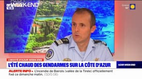 Le patron des gendarmes dans les Alpes-Maritimes aborde la situation estivale