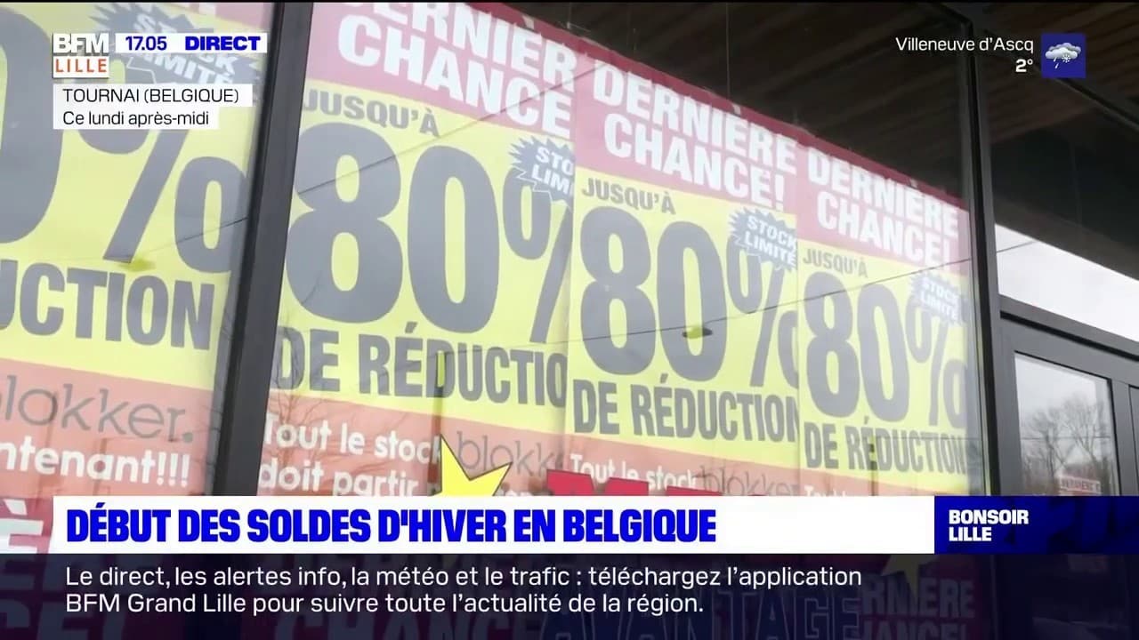 Belgique les soldes d'hiver ont débuté ce lundi dans toutes les boutiques