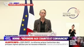 Réforme des retraites: "Ce projet est meilleur qu'il n'était il y a 6 mois", affirme Élisabeth Borne