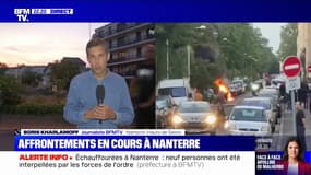 Mineur tué par un policier à Nanterre: des affrontements se poursuivent dans la ville