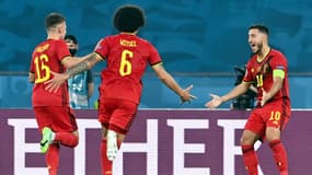 Thorgan Hazard, Axel Witsel et Eden Hazard