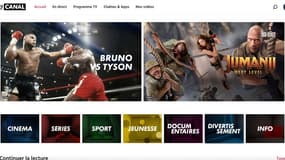 La plateforme myCanal