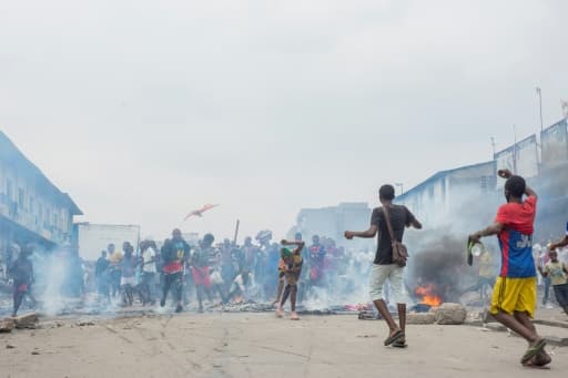 Manifestation au grand marché de Kinshasa le 9 juin 2020