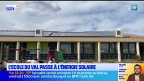 Var: l'école du Val couvre désormais 100% de ses besoins en énergie grâce à une toiture photovoltaïque
