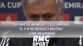 Départ de Wenger : C'est promis, "il y a du respect mutuel" jure Mourinho