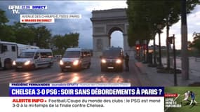PSG-Chelsea: le périmètre des Champs-Élysées est sécurisé par les forces de l'ordre