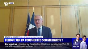 Bruno Le Maire estime que le plan de relance européen de 500 milliards "est un geste de solidarité politique"