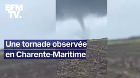 Une tornade filmée en Charente-Maritime 
