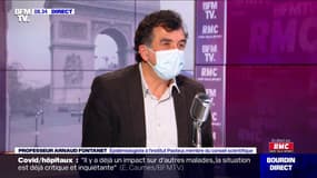 Arnaud Fontanet face à Jean-Jacques Bourdin sur RMC et BFMTV