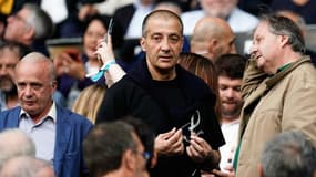 Mourad Boudjellal dans les tribunes du Stade de France, le 24 juin 2022