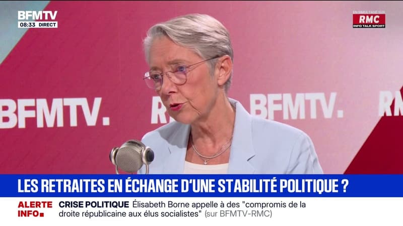 Pour Élisabeth Borne, la réforme des retraites sera 