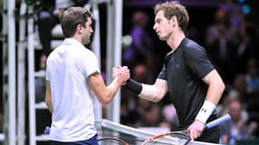 Gilles Simon et Andy Murray