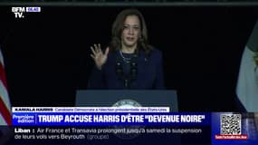 "Le peuple américain mérite mieux": Kamala Harris répond à Donald Trump, qui l'accuse d'être "devenue noire"