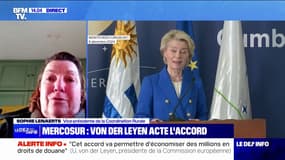 "C'est un agricide": Sophie Lenaerts, la vice-présidente de la Coordination rurale, réagit à la finalisation de l'accord entre l'UE et le Mercosur