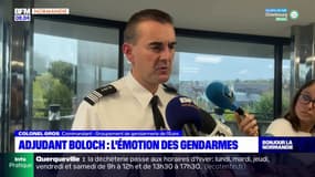 Gendarme tué sur l'A13: l'émotion de ses collègues 
