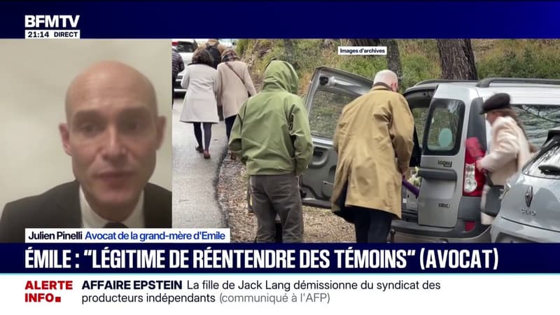 Julien Pinelli, avocat de la grand-mère d'Émile affirme qu'il "n'y a pas de demande généralisée" de prélèvement ADN des habitants du Haut-Vernet