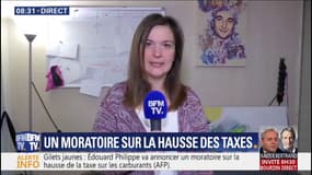 Le moratoire est "une cacahuète" confirme la porte-parole des gilets jaunes du Val d'Oise