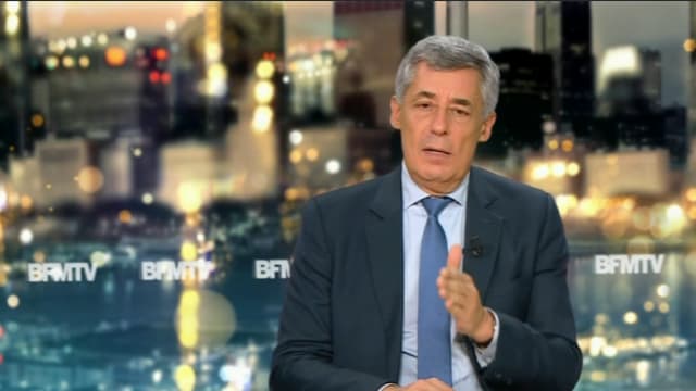 Henri Guaino, sur le plateau de BFMTV