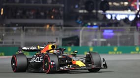 Max Verstappen lors des qualifications du GP d'Abu Dhabi, le 25 novembre 2023.