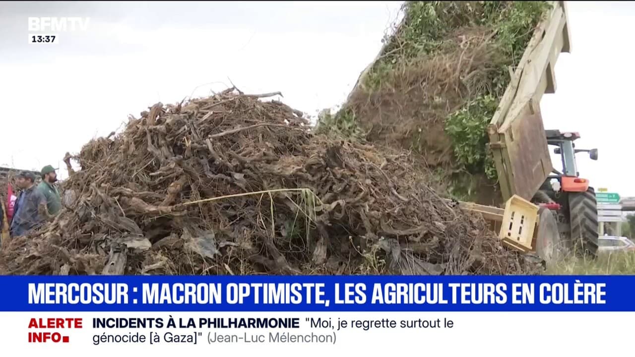 Changement de ton d'Emmanuel Macron sur le Mercosur: les syndicats ...