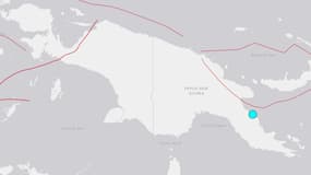 Un séisme s'est produit dans l'est de la Papouasie-Nouvelle-Guinée.
