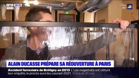 Alain Ducasse prépare sa réouverture à Paris