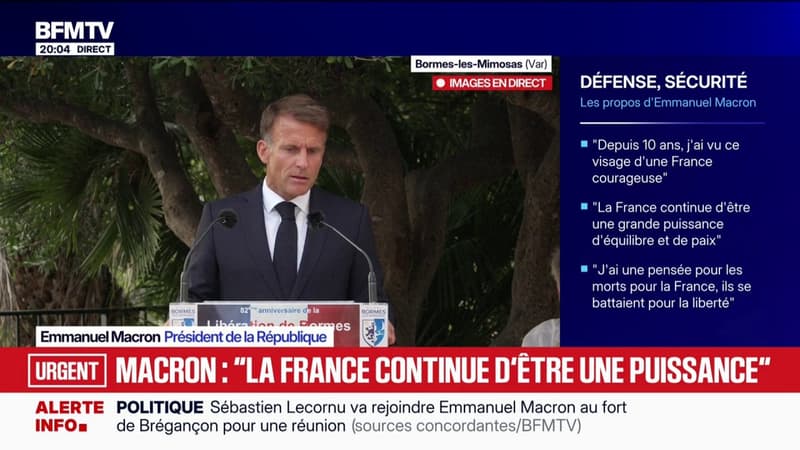 Incendies en France: Emmanuel Macron "salue l'engagement des sapeurs-pompiers"