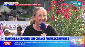 La Défense: "un nouvel éclairage sur le quartier" avec le relais de la flamme olympique
