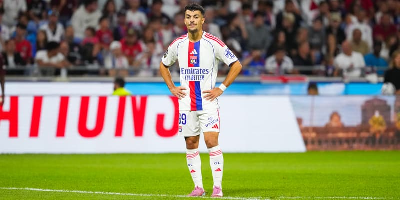 Georges Mikautadze lors de son dernier match avec l'Olympique lyonnais le samedi 23 août 2025 face à Metz