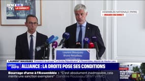 Laurent Wauquiez affirme que la France "ne peut pas se payer le luxe d'un blocage"