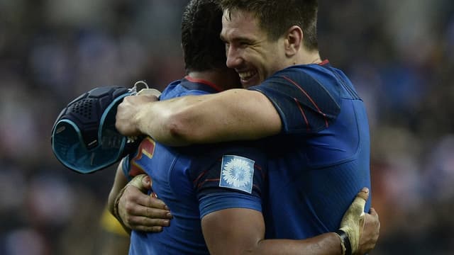 Bernard Le Roux et Thierry Dusautoir