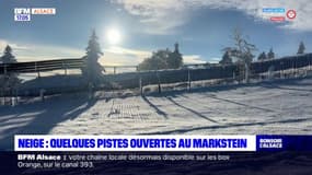 Haut-Rhin: deux pistes ouvertes au Markstein après les chutes de neige