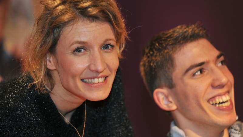 Alexandra Lamy et Fabien Héraud, le 13 février 2014.