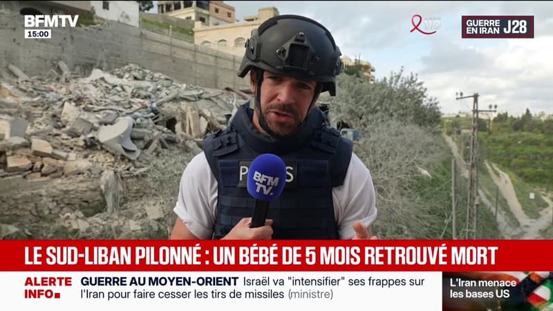 Liban: un nourrisson de cinq mois retrouvé mort dans les décombres d'une frappe israélienne